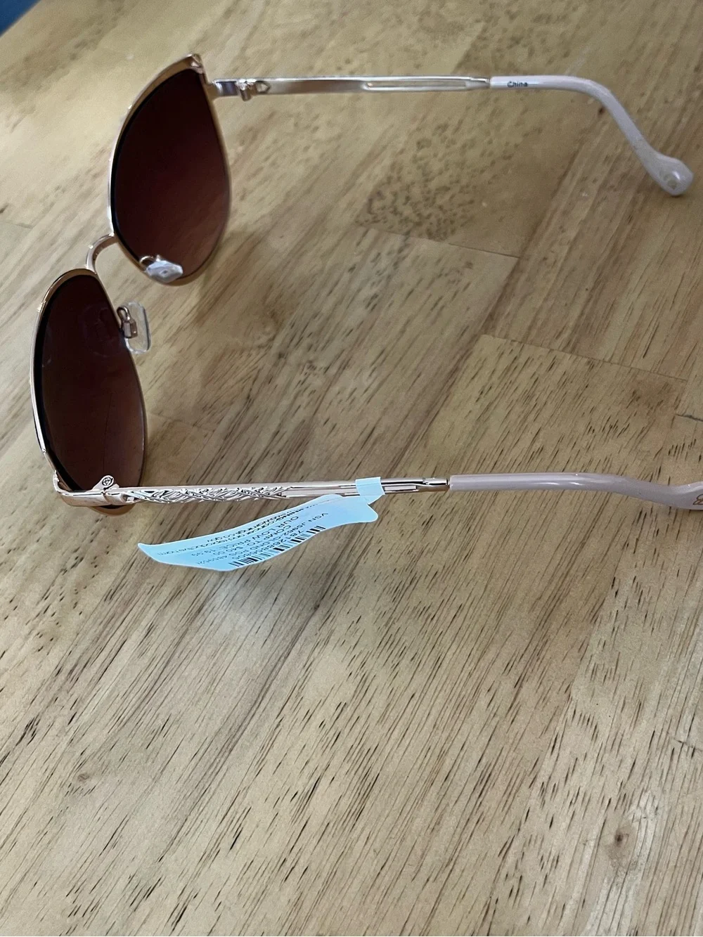 Jessica Simpson Two-Tone Cat-Eye Sunglasses